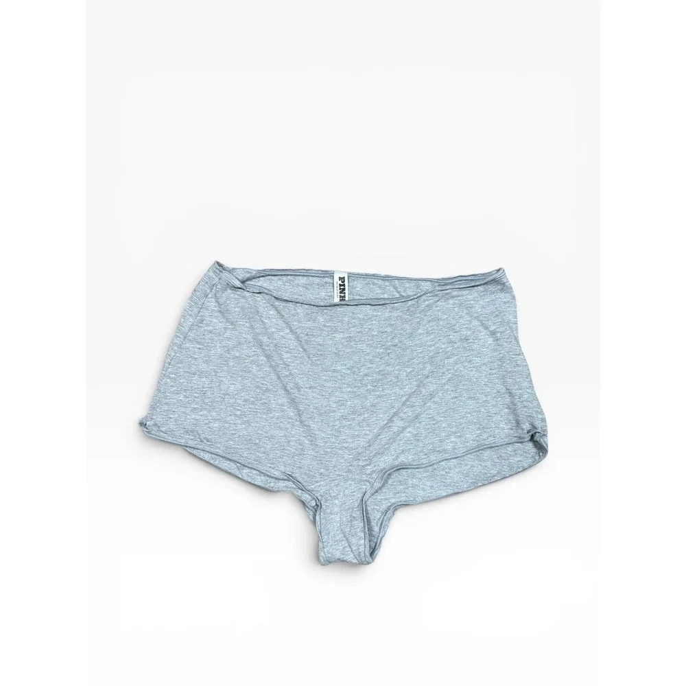 PINK Victoria's Secret Heather Gray Cotton Boyshort Panties XXL